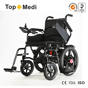Rehabilitation therapy steel chair electric folding wheelchair