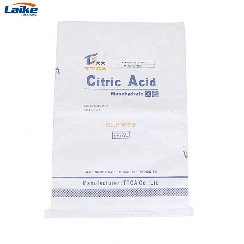 25kg 50kg bopp laminated  pp woven plastic fertilizer packaging bag with PE  liner bag