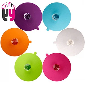 reusable stretch cover silicone rubber cup lid bowl cover