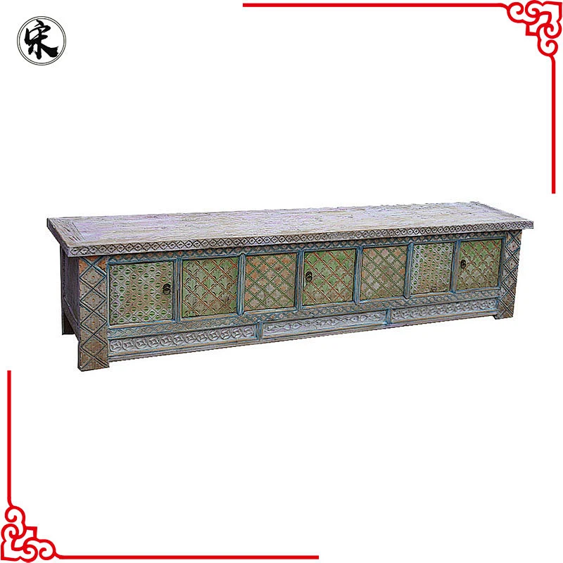 chinese shabby chic solid wood pine furniture for stores