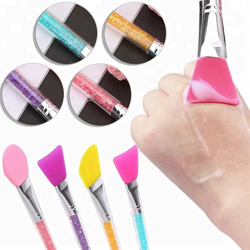 Soft Silicone Facial Face Mask Mud Mixing Makeup Brush Applicator Tools