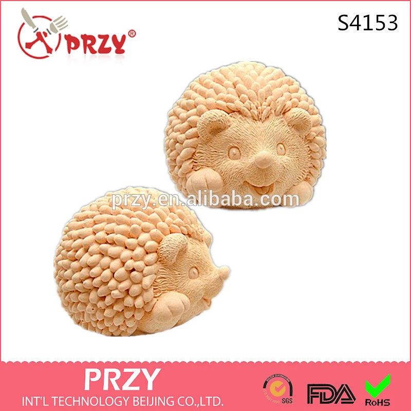 S4153 PRZY Silicone Soap Candle Mold 3D Hedgehog baby For Soap/Candle Making