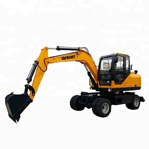 Infront Best Price 7 ton wheel type excavator for hot sale