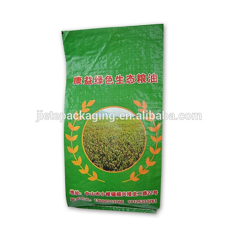 Green agriculture flour cotton packing pp woven bag