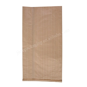 Industrial use cheap white kraft paper plastic compound bag sacks for cement,tile adhesive and mortar