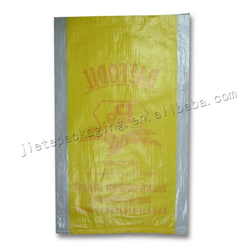 Basmati rice in packing bag transparent plasit pp woven bag 25kg size 50*80cm
