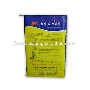 square bottom kraft paper bag with valve port for packing adhesive, putty, mortar, cement