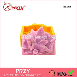 S175 PRZY Angel Handmade Silicone Soap Mold