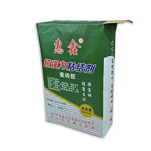 20kg of brown paper four cube valve pocket for cement, tile use
