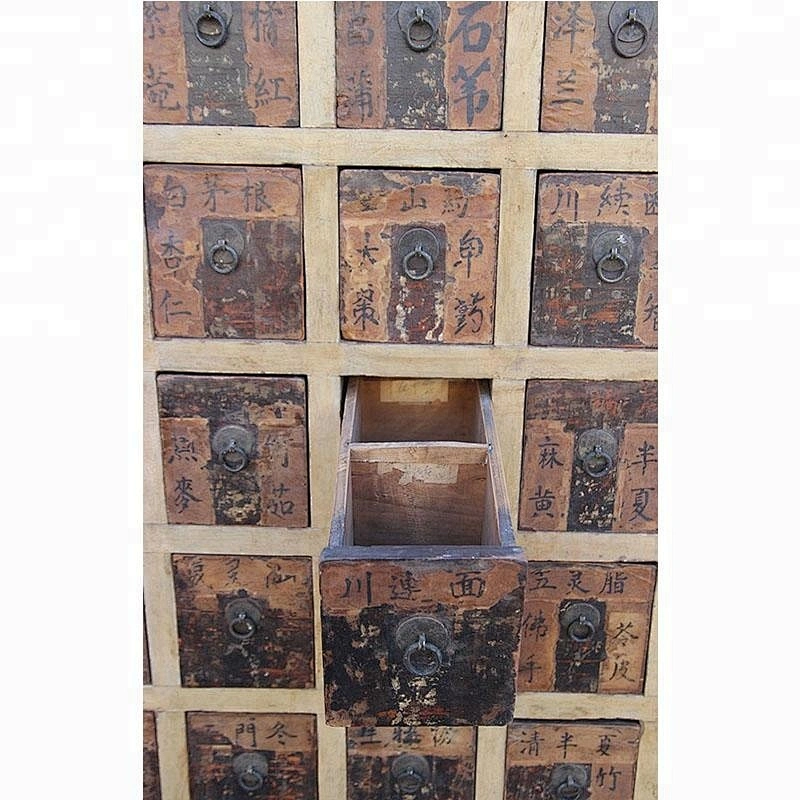 chinese antique distressed storage furniture medicine cabinet