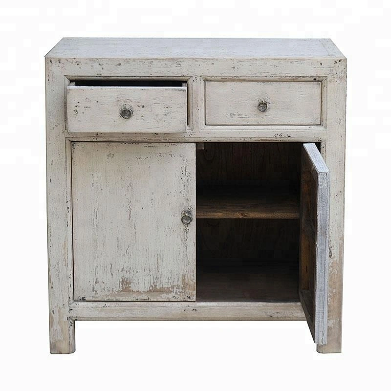 chinese antique distressed rustic shabby chic storage buffet furniture