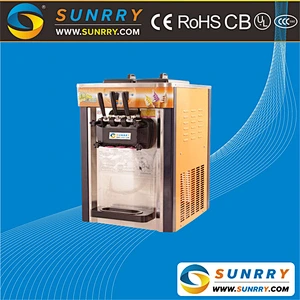Hot sale counter top 3 flavors soft cheap ice cream machine price with factory price