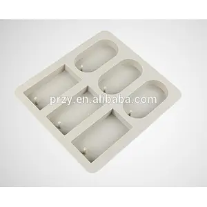 Custom make all kinds of handmade soap mold DIY soap mold 6 square square brick company commander silicone cake mould