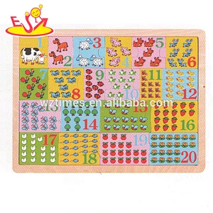 wholesale educational kids wooden cognition puzzle funny wooden cognition puzzle W14C219