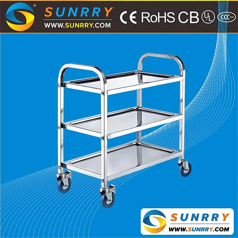 Good Quality Mobile Tainless Steel China Mobile Food Cart Design With Wheels