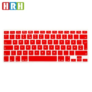 buy laptop in italy Wholesale norwegian Colored silicone keyboard  Protector Laptop  for Macbook Pro 13