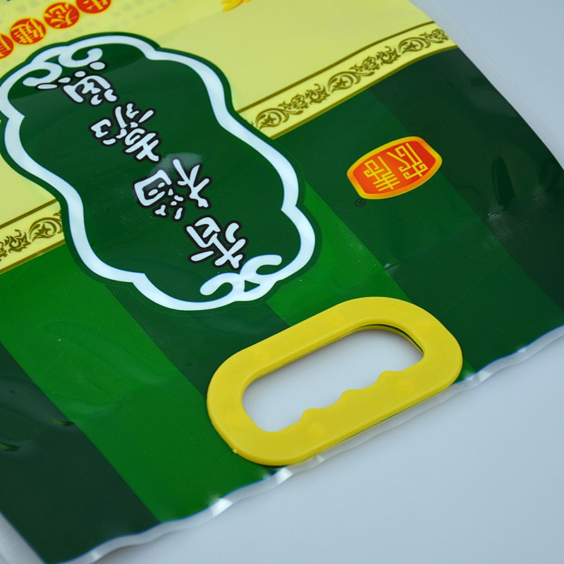 Wholesale heat sealed 10kg packing plastic rice bag