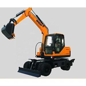 8tons mini wheel excavator YFEW80 for sale