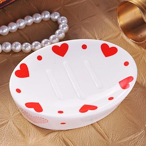 European 5pcs Household Porcelain Toilet sets Free Sample Bath Bottle Factory Wholesale Ceramic Bathroom Set