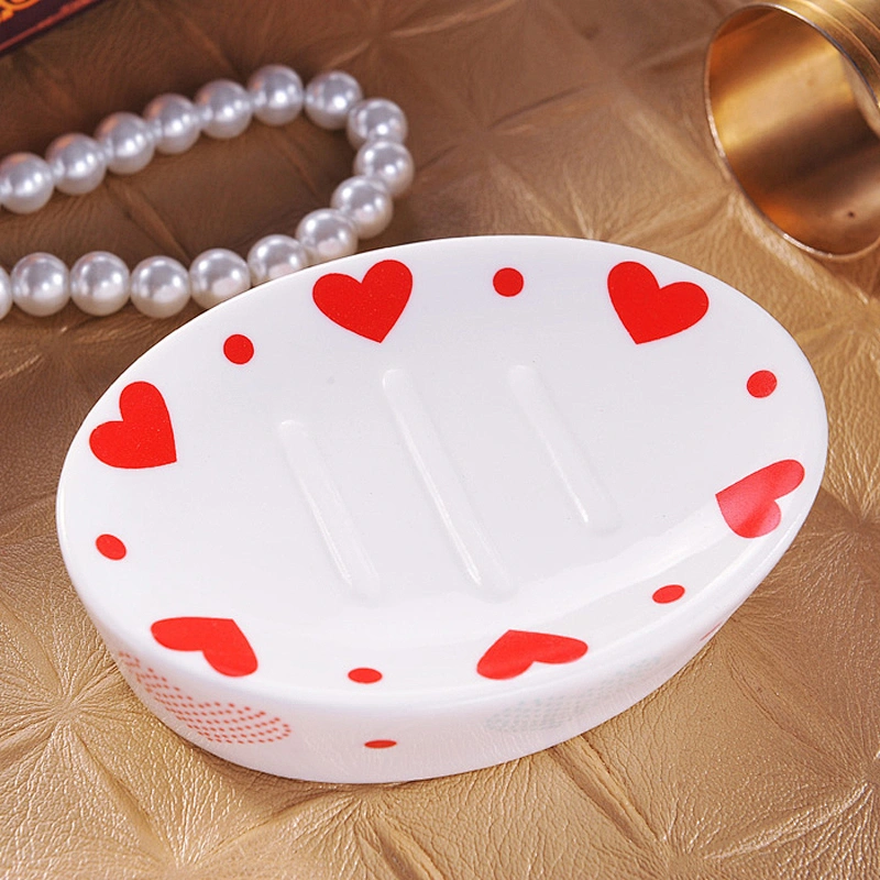 European 5pcs Household Porcelain Toilet sets Free Sample Bath Bottle Factory Wholesale Ceramic Bathroom Set