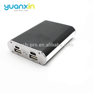 6000mah With LED lights Material Metal Color Silver Red Blue Green power bank
