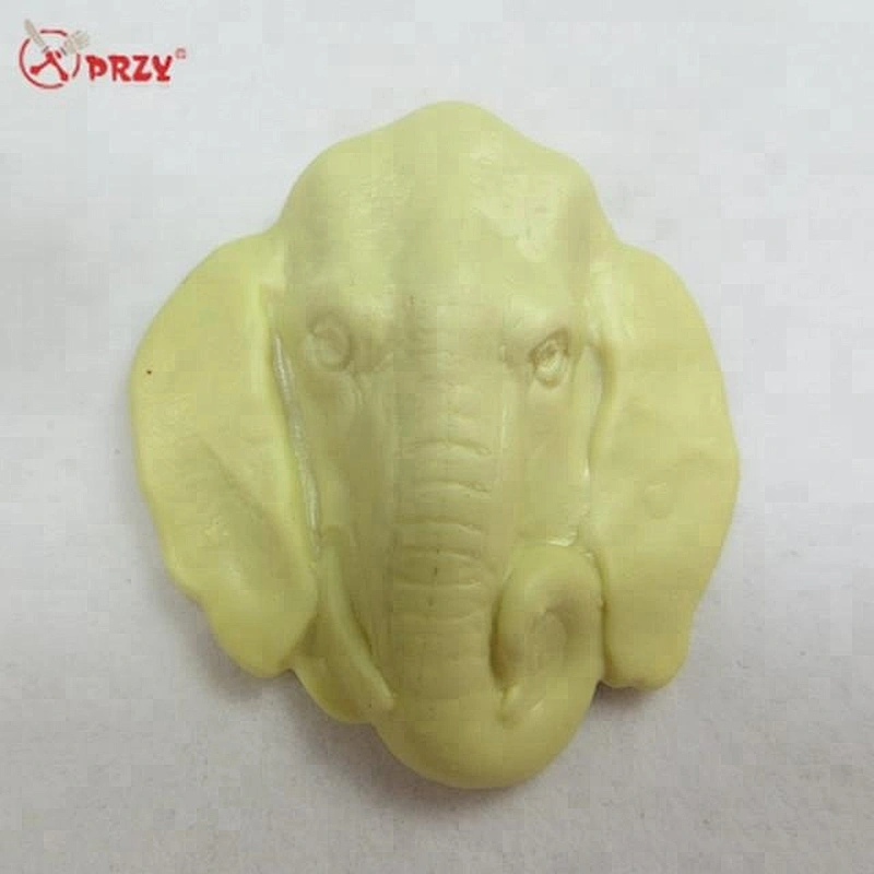 Cute Elephant head decoration mold Fondant Chocolate molds decorative Cake silicone mould
