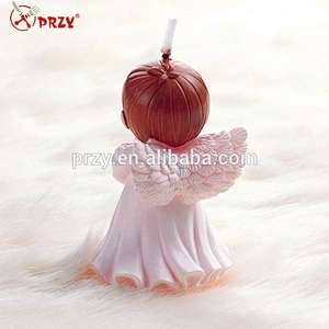 S4110 PRZY Cartoon Angel candle silicone mold handmade soap silicone molds cake decorations