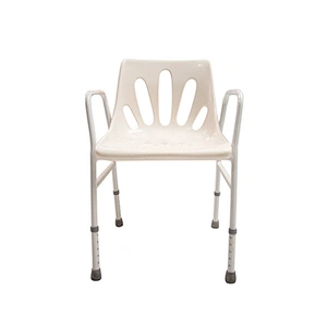 Adjustable aluminum frame bath chairs shower PP seat with free back for disabled
