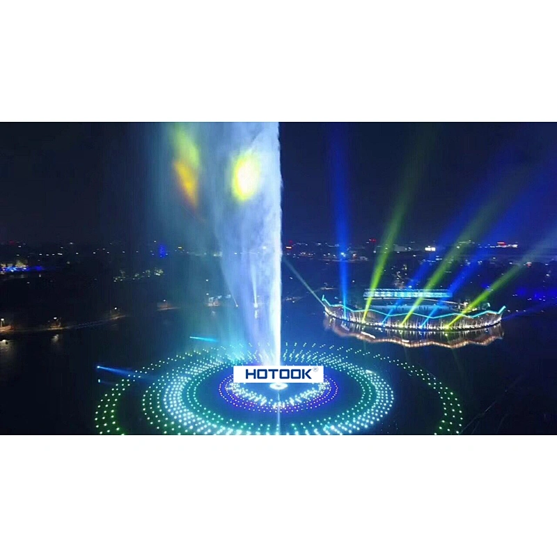 DIY Project Customized DMX512 RGB RGBW IP68 Pool Pond dancing musical water fountain led light