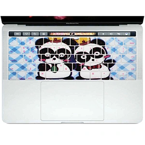 New stylish design silicone korean keyboard protective skin for Macbook pro 13 With Touch Bar,korean keyboard cover