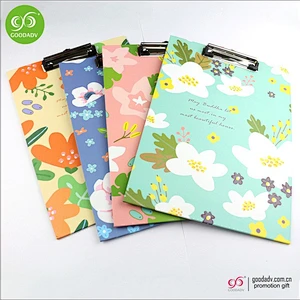 Promotion A4 plastic clipboard custom clip board for sale