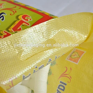 Superior quality custom design plastic pp woven 10kg rice bags