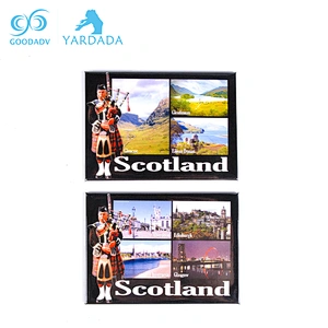 Promotion Kitchen Creative Custom Rectangle Souvenir Tinplate Fridge Magnet