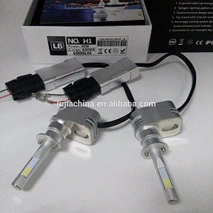 LUJIA 2017 new high power L6 H1 led headlight 40w 6000lm Korea Y22 automobile motorcycles led bulb brightness than G8 T5 Y19 C6