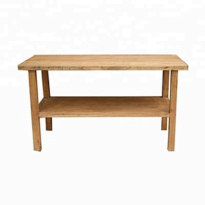 oriental natural wood furniture side table