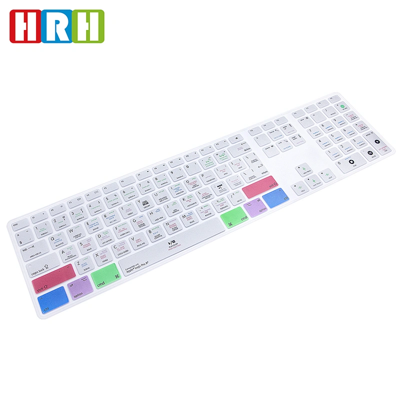 hotkey shortcut cover for desktop logic pro x shortcuts keypad skin desktop protectors For iMac G6 Desktop