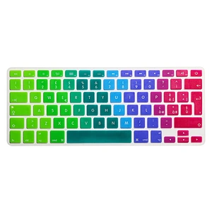 EU Version Colorful Waterproof Italian language keyboard covers Silicone Keyboard skin For Macbook Air Pro Retina 13 inch 15