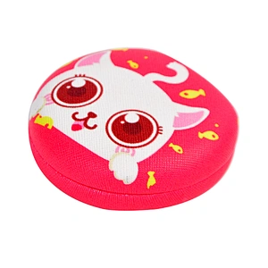 Personalized Contact Lens Case Cosmetic with Mirror Travel Kit Mini Glasses Case