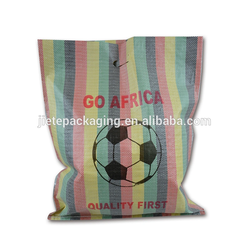 Customized bopp laminated polypropylene pp woven shopping bag with D handle export to Dubai,Pakistan,Africa