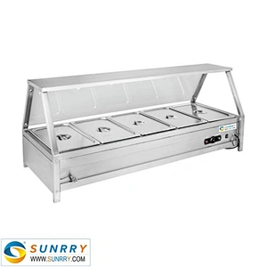 Stainless steel catering equipment table top electric food warmer keep food warm machine