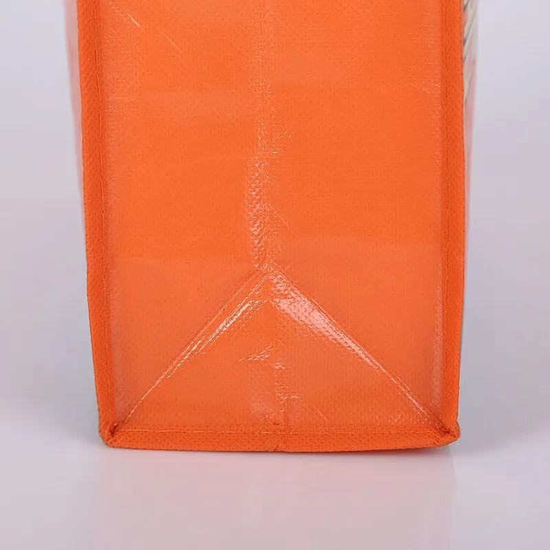 Orange hand shopping bag nonwoven wholesale
