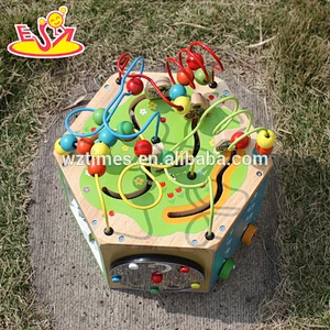 2018 Großhandel Baby Holz Abakus Perlen lustige Kinder Holz Abakus Perlen Verkauf Kinder Holz Abakus Perlen W12D047