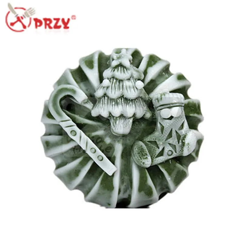 New Christmas Tree - handmade design soap mold silicone christmas blessings silicone cake mould
