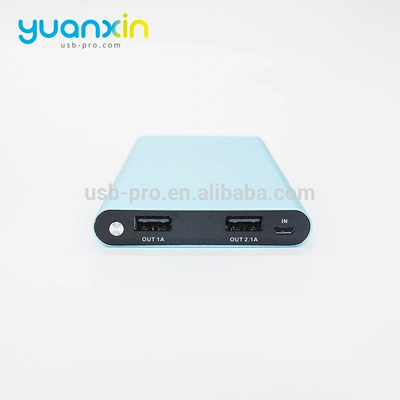 8000mah gold silver gray and red Color Metal Mobile Power Bank