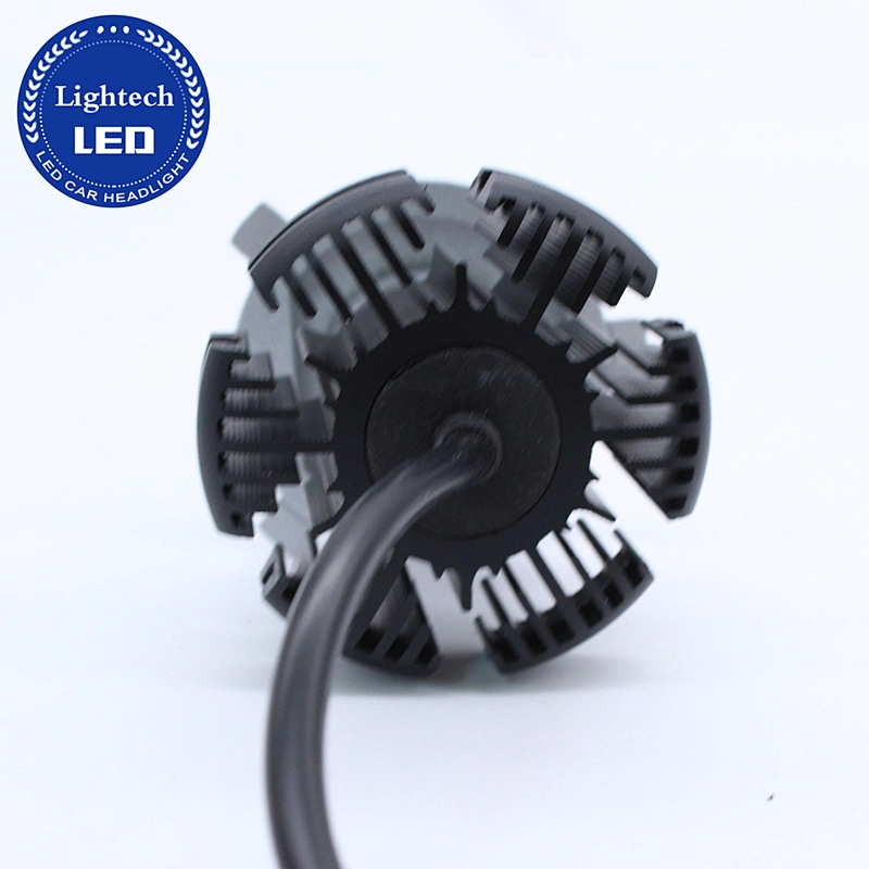 DIY Color Car Accessories x3 6000lm led headlight H11 H8 H7 H4 9005 9006 Auto Led Headlight With Fanless For Motorcycles