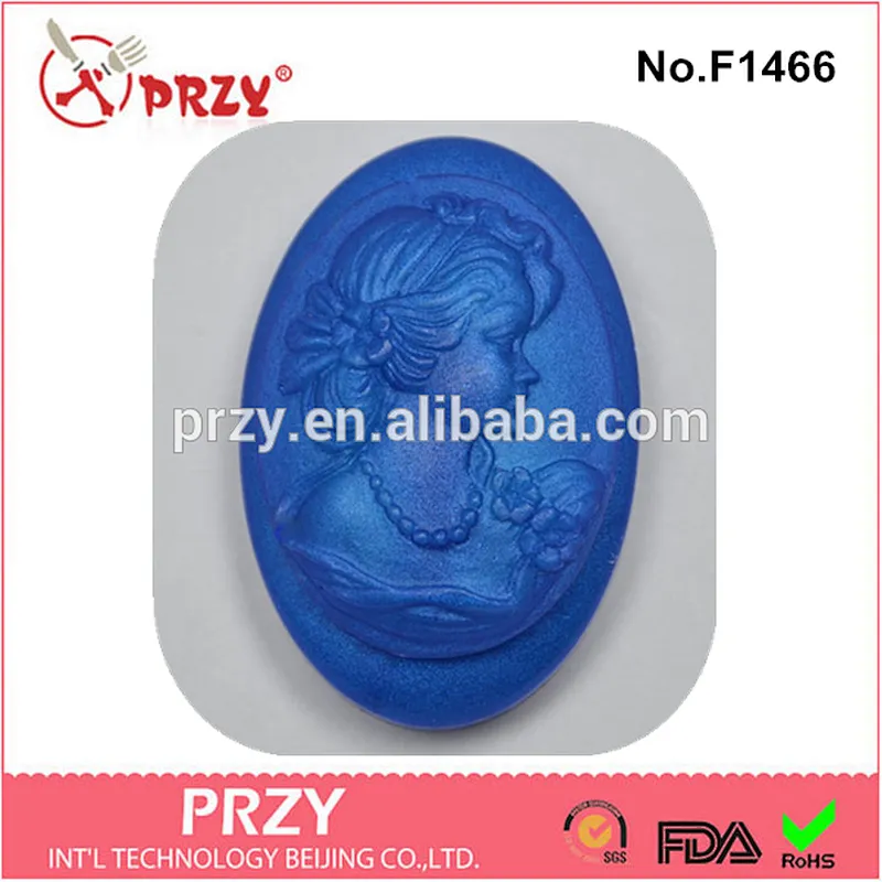 Eco-friendly High Quality Resin Beatiful Lady silicone molds
