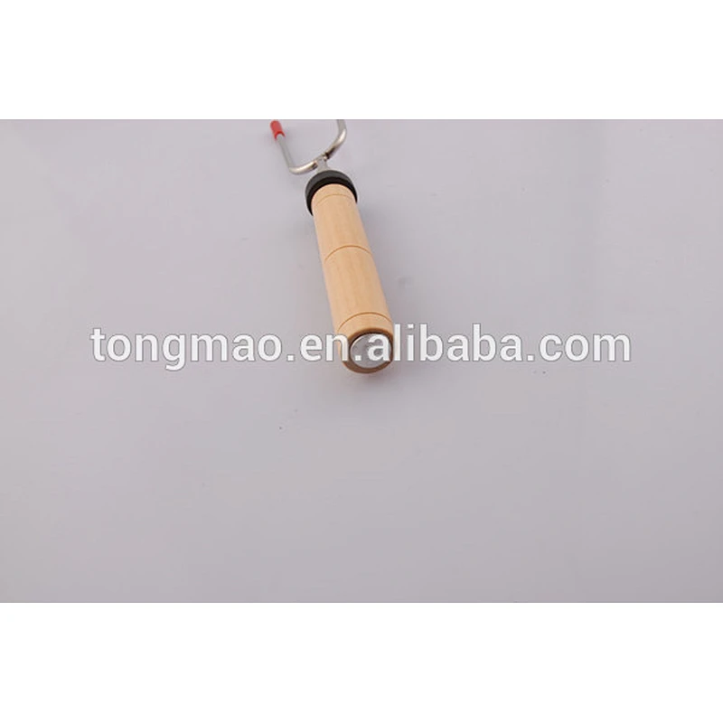 wooden handle telescopic Marshmallow camping fork