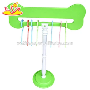 Wholesale cheap useful pink wooden pet wardrobe for storing pets' clothes W06F010A