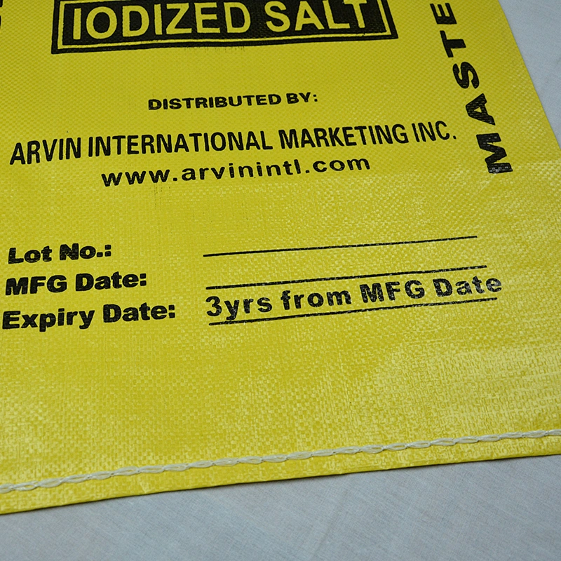 Wholesale Food Grade Sea Salt Table Plastic Bag Packaging