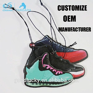 shaped Shoes hanging paper air car freshener